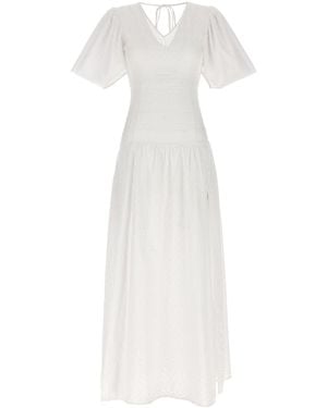 Le twins 'Rosellina' Kleid - Weiß