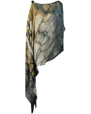 Mona Swims Mona Zwemt Zijde Kaftan - Groen