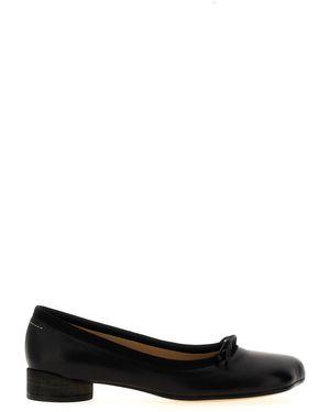 MM6 by Maison Martin Margiela "Anatomic" Ballet Flats - Nero