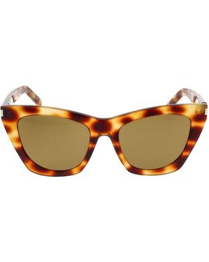 Saint Laurent Sl 214 kate sonnenbrille,stilvolle schwarze leder umhängetasche,schicke leder umhängetasche - Braun
