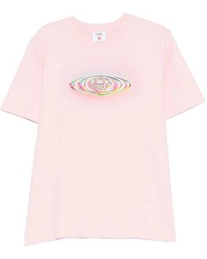 CASABLANCA Graphic T-Shirt - Pink
