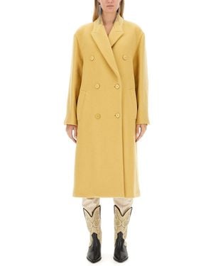 Isabel Marant Mini Wool-Cashmere Jacket - Yellow
