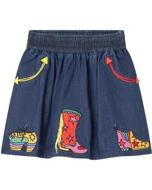 Stella McCartney Stella Mc Cartney Skirt "Boot" - Blue