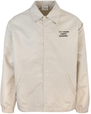 Drole de Monsieur Drôle De Monsieur Giacca Slogan - White