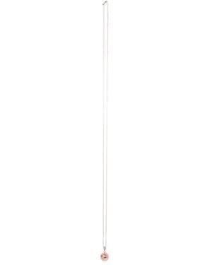 LABEL K Bola Necklace - White