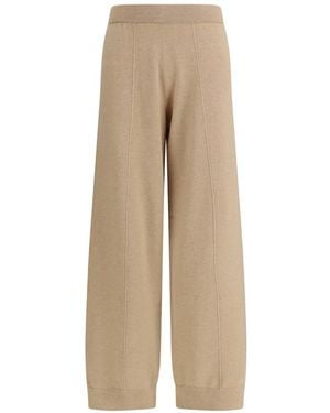 Fabiana Filippi Wool Cotton Pants - Natural
