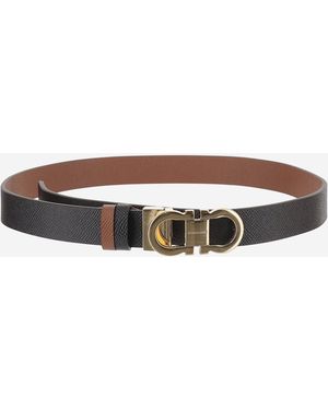 Ferragamo Wende-Hakengürtel - Braun