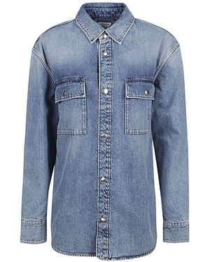 Bottega Veneta Denim Cotton Shirt - Blue