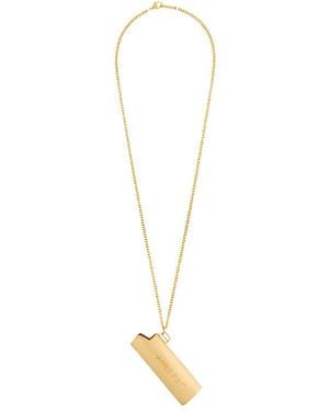 Ambush Necklace With Lighter Holder Necklaces - White