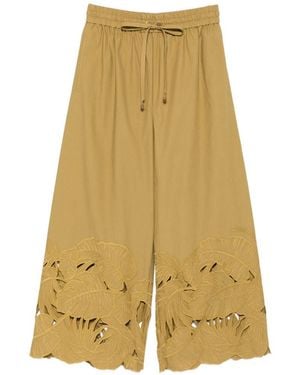 Zimmermann Mahon Cotton Pants - Yellow