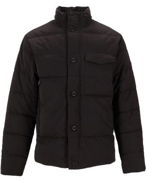 Paul Smith Heren Cropped Vezeldons Puffa - Zwart