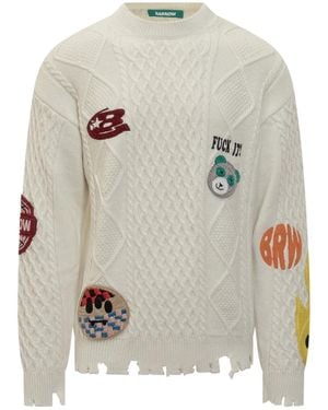 Barrow Pullover Beige - Grau