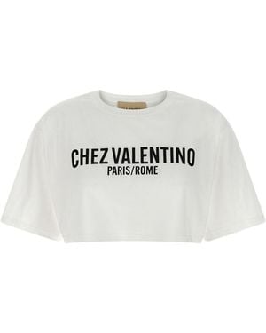 Valentino Chez Cotton T-Shirt - White