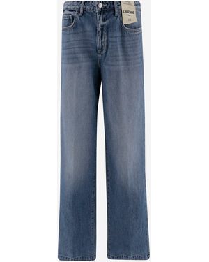 L'Agence Cotton Denim Jeans - Blauw