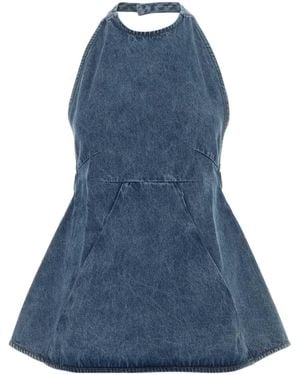 GIMAGUAS Denim Lily Top - Blue