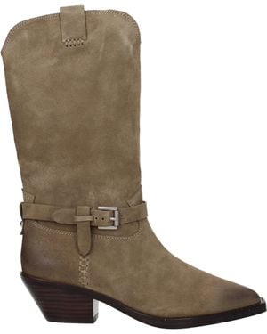 Ash Duran Boots Suede/Dune - Brown