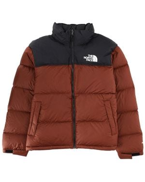 The North Face Color Block High Neck Jacket - Brown