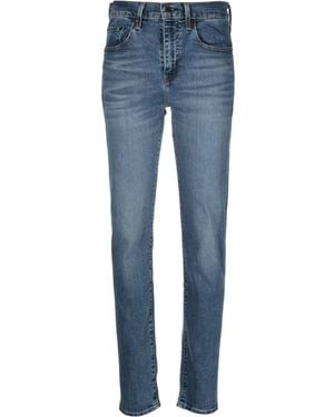 Levi's 724 High Rise Straight Wave Mid - Blue