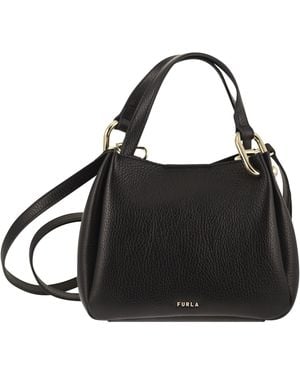 Furla Nuvola Mini – Top Handle Bag - Black
