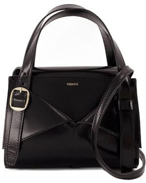 Coperni Mini -Gürtelbeutel Leder schwarz