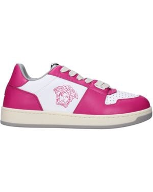 Versace Trainers Leather/Fuxia - Pink