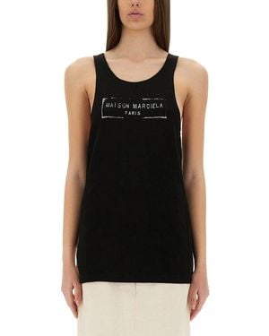 Maison Margiela Viscose Top - Black