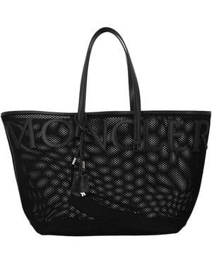 Moncler Very Large Polyamide Tote Bag Handbags - Black
