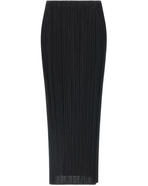 Pleats Please Issey Miyake Falten bitte Issey Miyake 'monatliche Farben: August' Rock - Schwarz