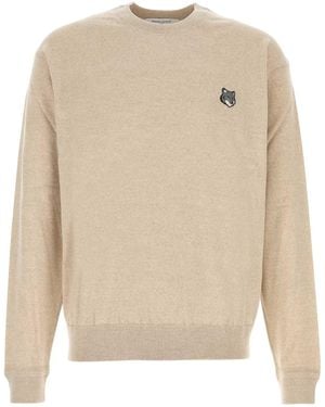 Maison Kitsuné Wool Jumper - Natural