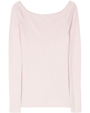 P.A.R.O.S.H. Jersey De Canalé Fino - Rosa