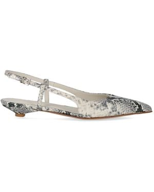 Sergio Levantesi Flavia Roccia Slingback Ballet Flat Shoe - Metallic