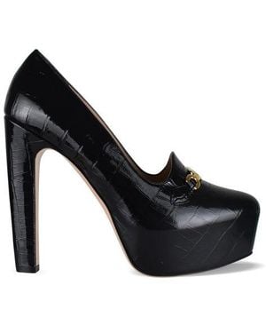 Tom Ford Leather Heeled Shoes - Black