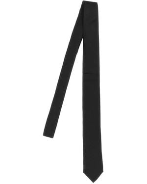 Dolce & Gabbana Jacquard Logo Tie - Zwart