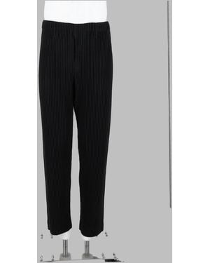 Homme Plissé Issey Miyake Pleated Trousers - Black