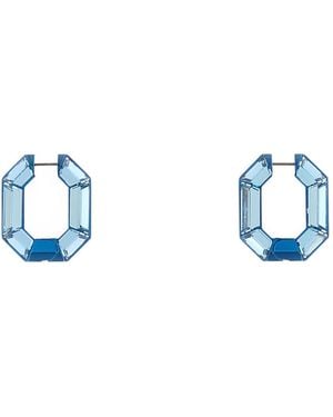 Swarovski Light Blue Crystal Lucent Earrings