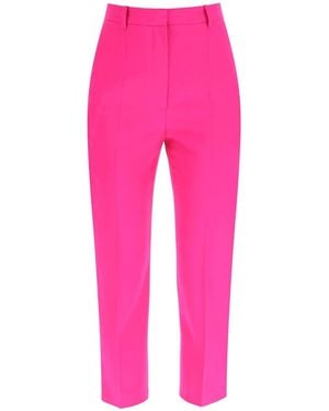 McQueen Classic Wool Pants - Pink