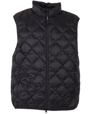 Aspesi Minimalist Zip-Front Gilet - Schwarz
