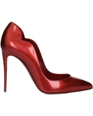 Louboutin Décolleté Hot Chick Paint/Rodeo - Red