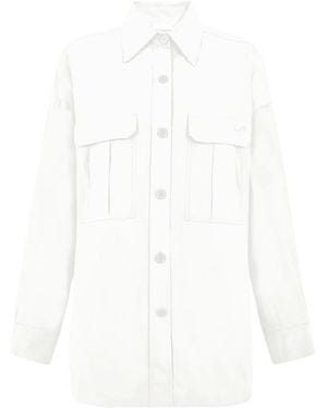 P.A.R.O.S.H. Ninja Cotton Shirt Pocket - White