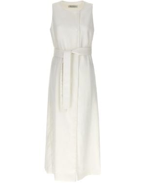 Max Mara 'Aureo' Maxi Waistcoat - White