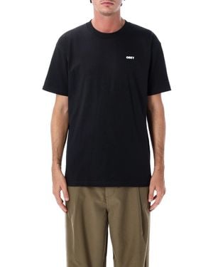 Obey T Shirts And Polos - Black