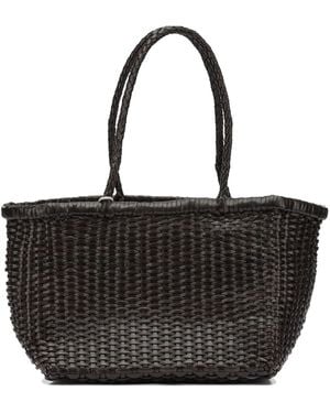 Dragon Diffusion "B Weave" Small Shoulder Bag - Black