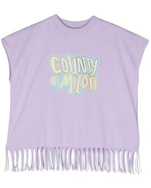 Marcelo Burlon Tank Top - Purple