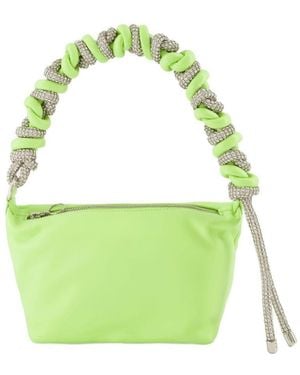 Kara Telefonkabel Hobo -Tasche gelbe Leder - Grün