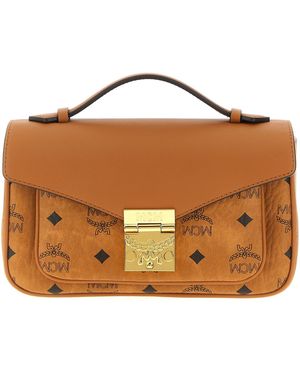 MCM "Tracy" mittelgroße Umhängetasche - Braun