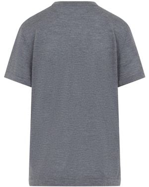Co. Cashmere Knit T Shirt - Gris