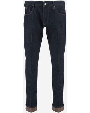 Emporio Armani Stretch Cotton Jeans - Blue
