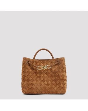 Bottega Veneta Kleine Andiamo-Tasche von - Braun