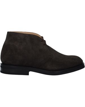 Church's Stivaletti Ryder Uomo Camoscio Marrone/Lontra - Black