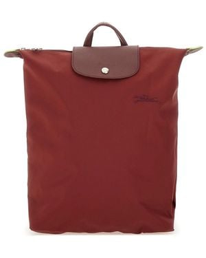 Longchamp "M Le Pliage "Rucksack - Rot